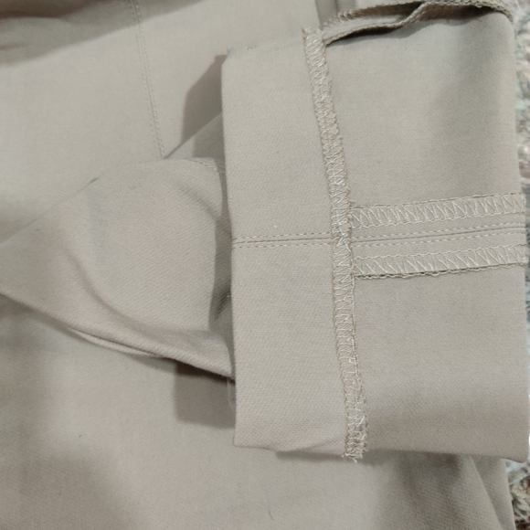 M.M. LaFleur Foster High Rise Dress Slacks Pants Tan Slim Fit Stretch size 4 - Picture 8 of 8